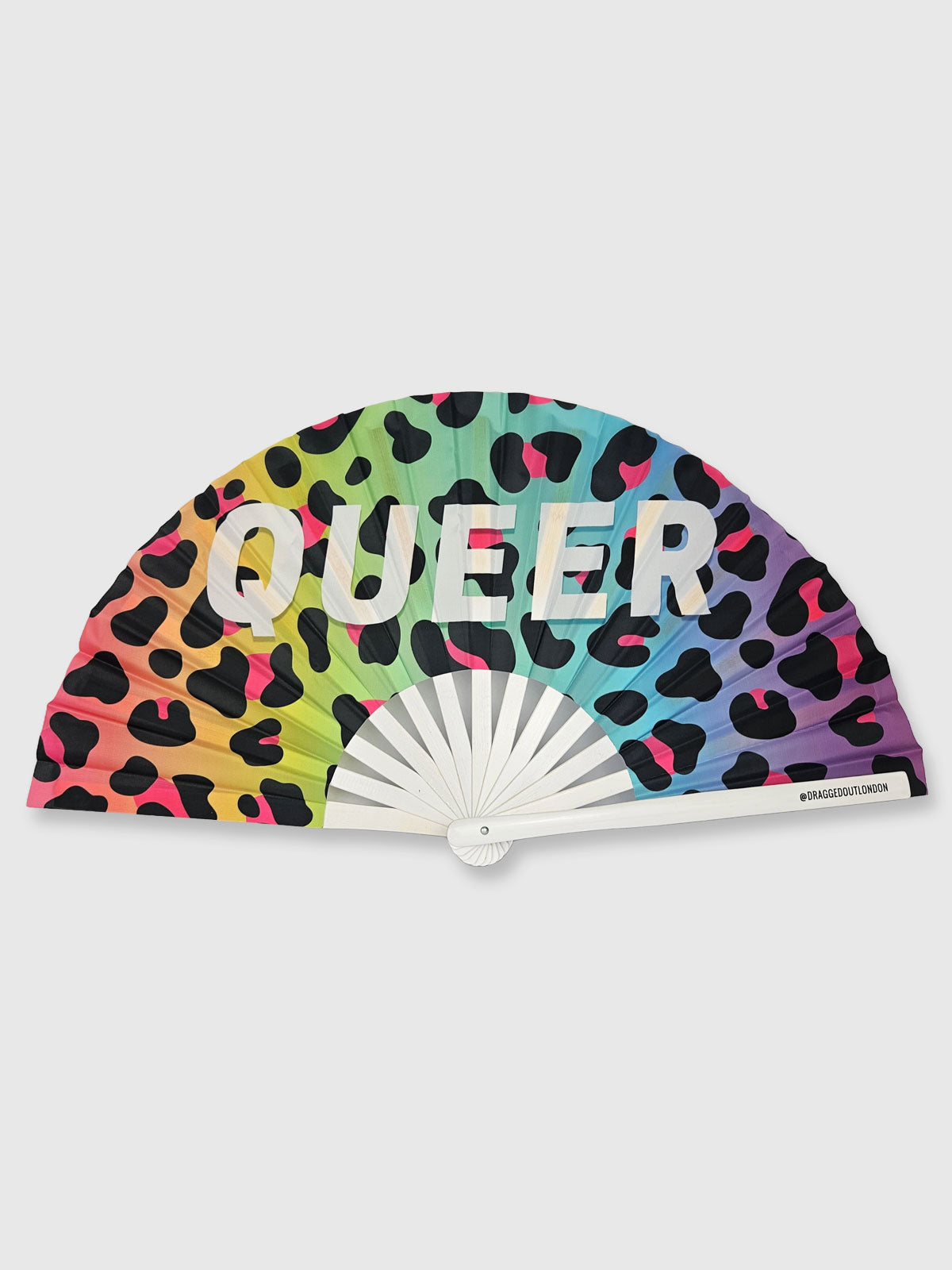 Very Large Hand Fan - Queer