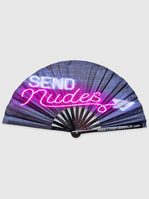 Very Large Hand Fan - Send Nudes