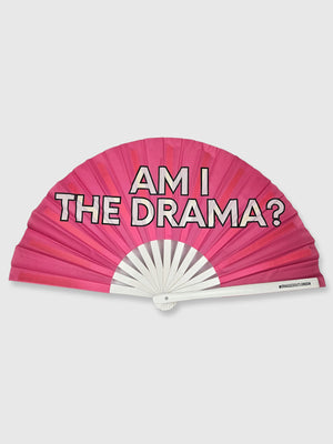 Very Large Hand Fan - Am I The Drama?