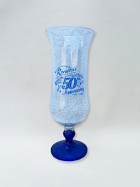 Vintage Las Vegas Riviera Hotel Plastic Flute - Blue