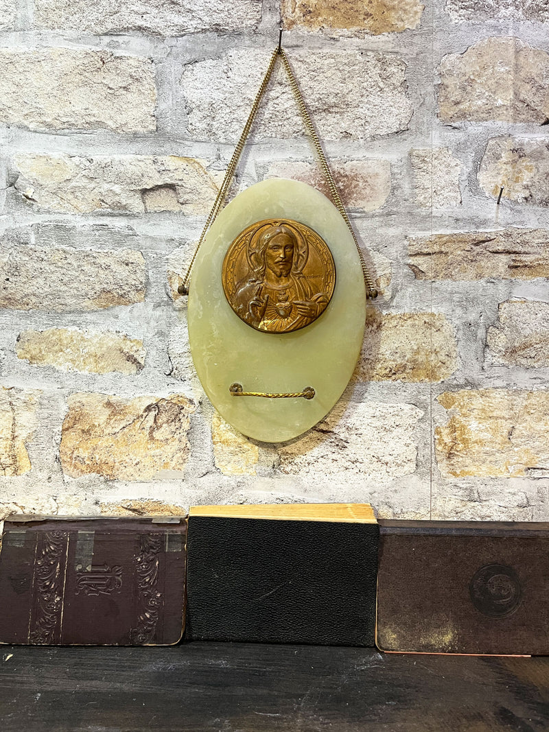 Vintage Religious Plaque Jesus