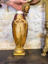 Vintage Religious Chalk / Plaster Jesus Statue