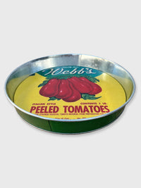 Round Metal Serving Tray - Webbs Tomatoes