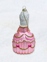 Christmas Ornament - Marie Antoinette Let Them Eat Cake White Cat