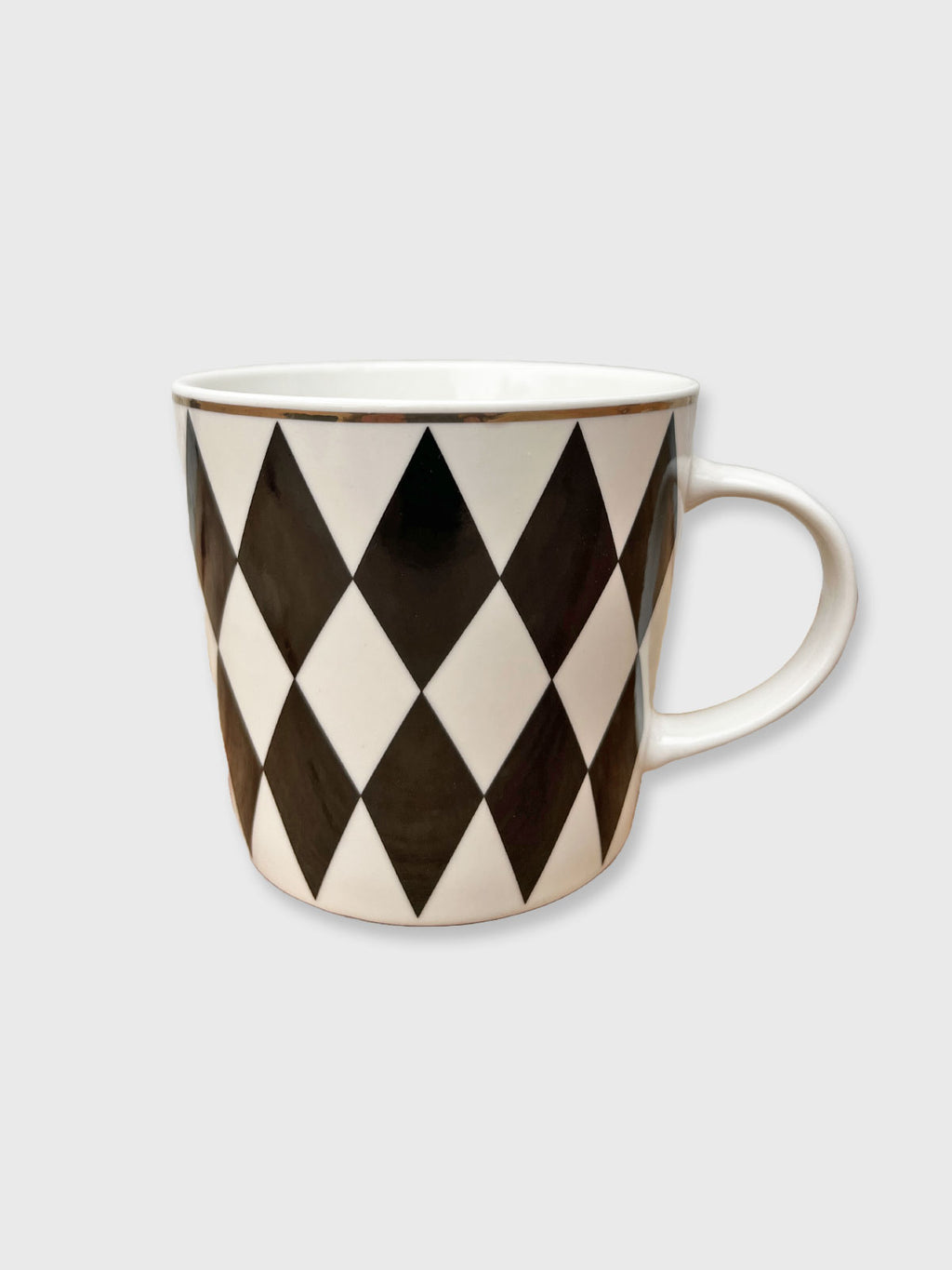 Black and White Harlequin Mug