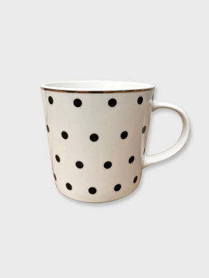 Black and White Polka Mug