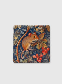 William Morris Forest Field Mouse Coaster