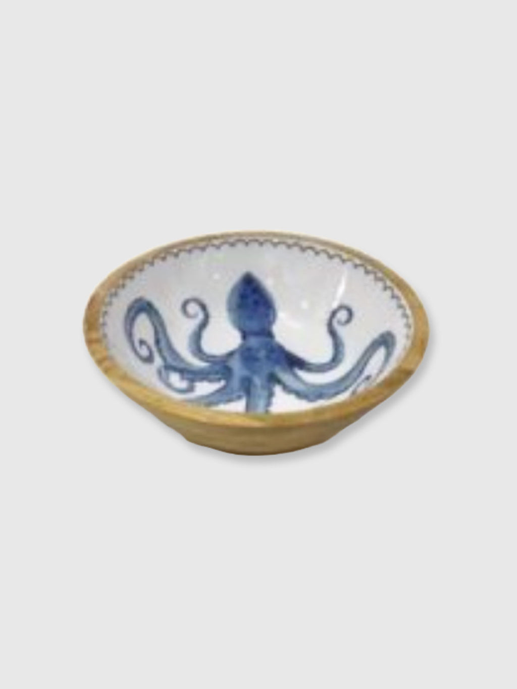 Octopus Wooden Bowl - 25cm