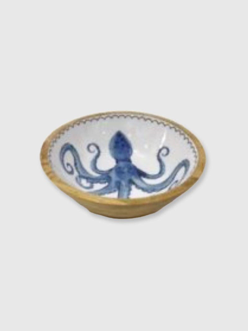 Octopus Wooden Bowl - 25cm
