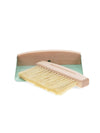 Wooden Table Brush and Pan Set - Green