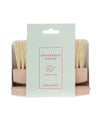 Wooden Table Brush and Pan Set - Grey