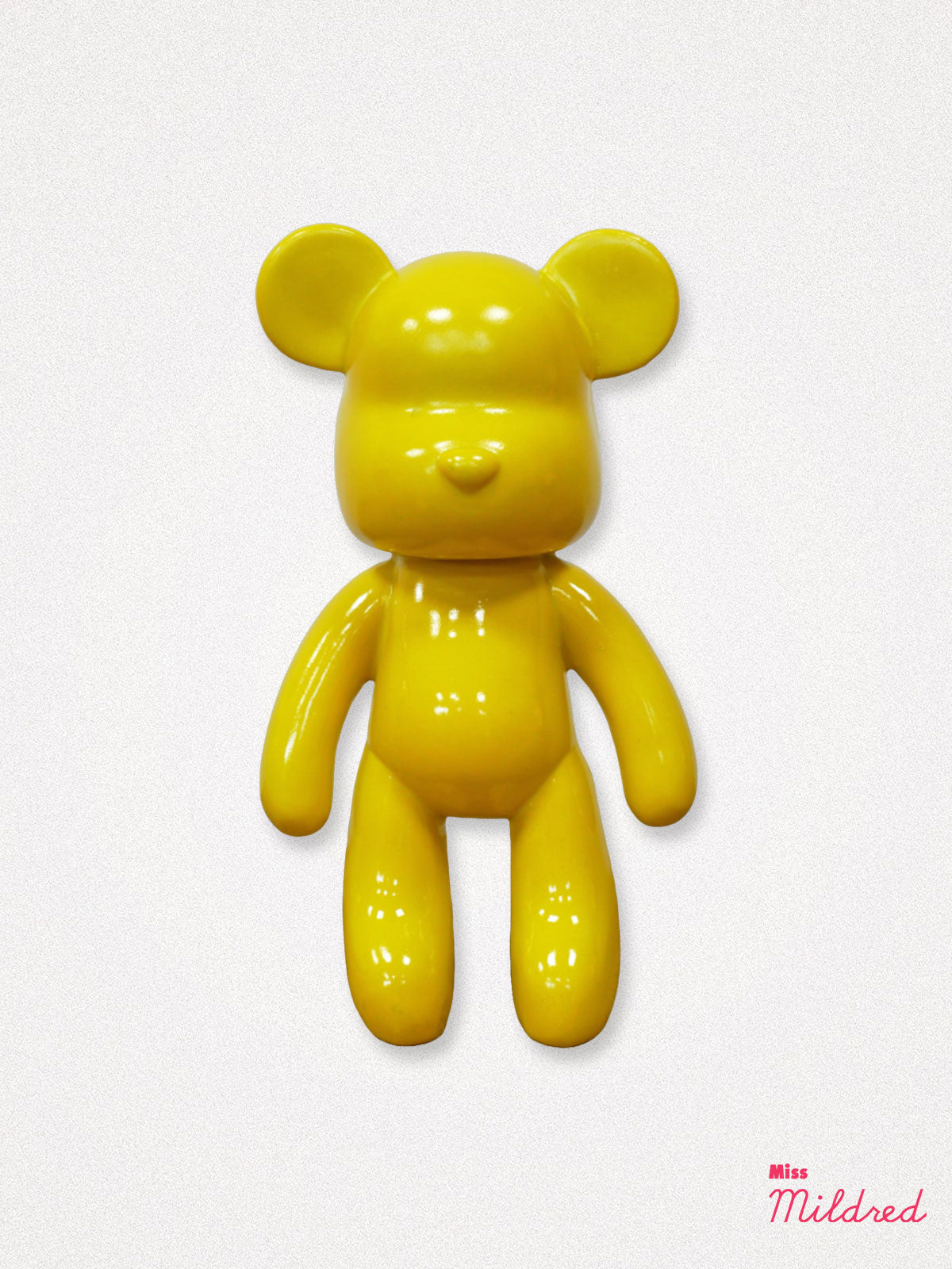 Yellow Bear Pop Art Statue