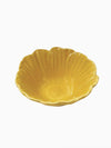 Saffron Yellow Petal Design Ceramic Small Bowl