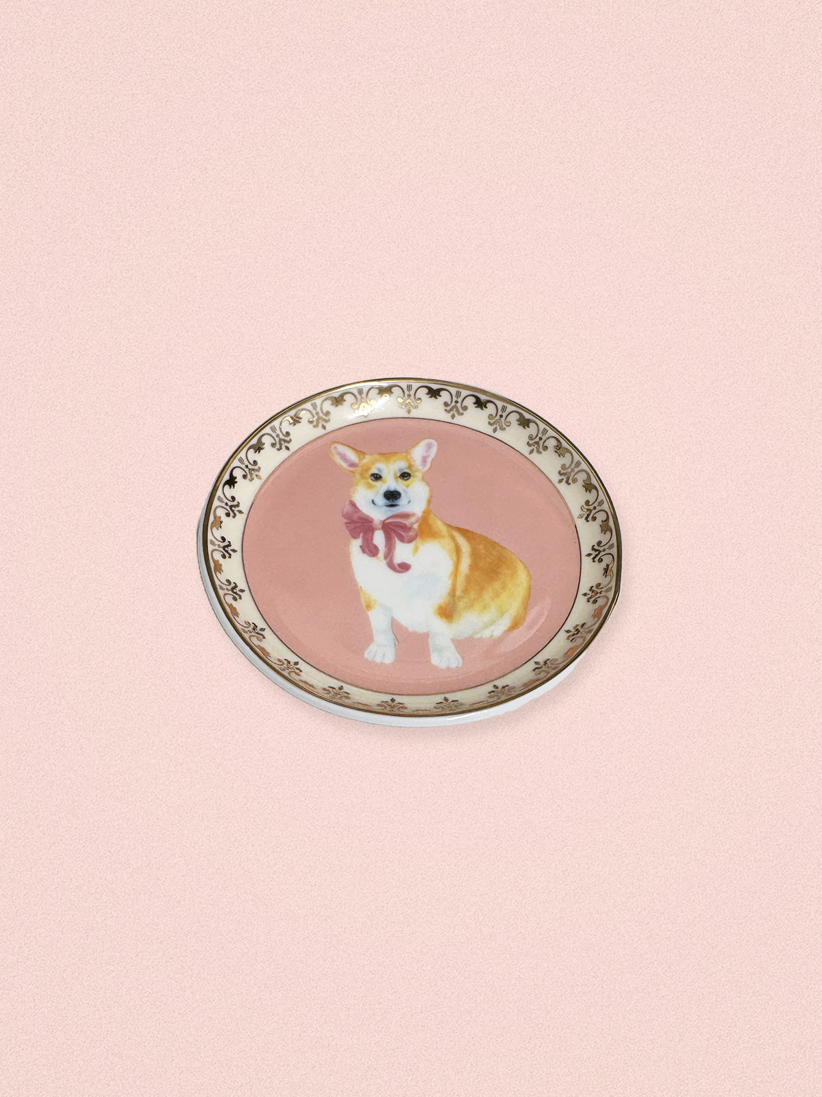 Yvonne Ellen Best of British Corgi - Small Trinket Dish / Coaster