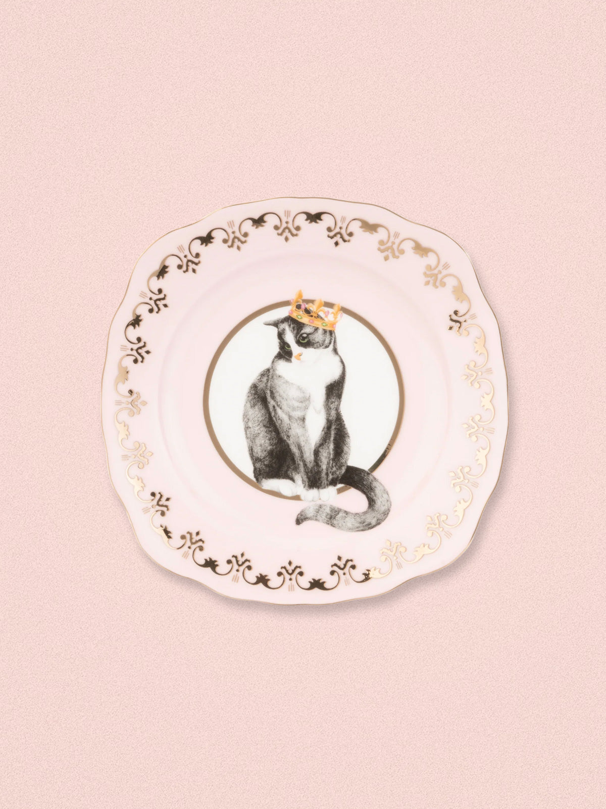 Yvonne Ellen Best of British Cat - Tea Plate 16cm