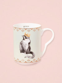 Yvonne Ellen Cup Mug - Queen Cat