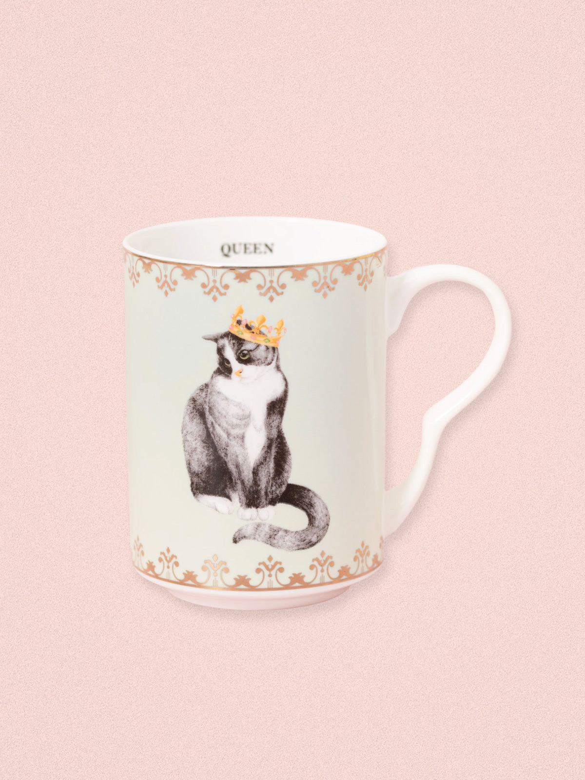 Yvonne Ellen Cup Mug - Queen Cat