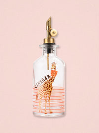 Yvonne Ellen Vinegar / Oil Glass Bottle - Giraffe