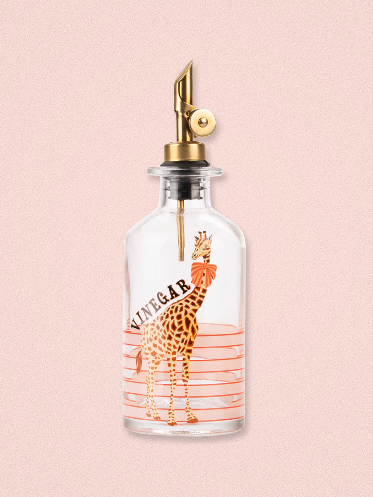 Yvonne Ellen Vinegar / Oil Glass Bottle - Giraffe
