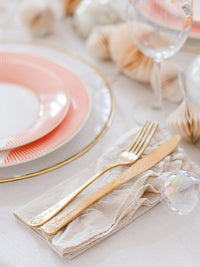 Yvonne Ellen Gold Slogan Cutlery Set - 16 pieces