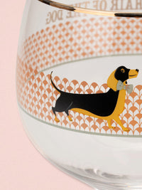 Yvonne Ellen Large Gin Glass - Dachshund
