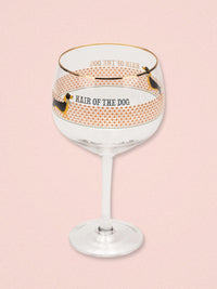 Yvonne Ellen Large Gin Glass - Dachshund