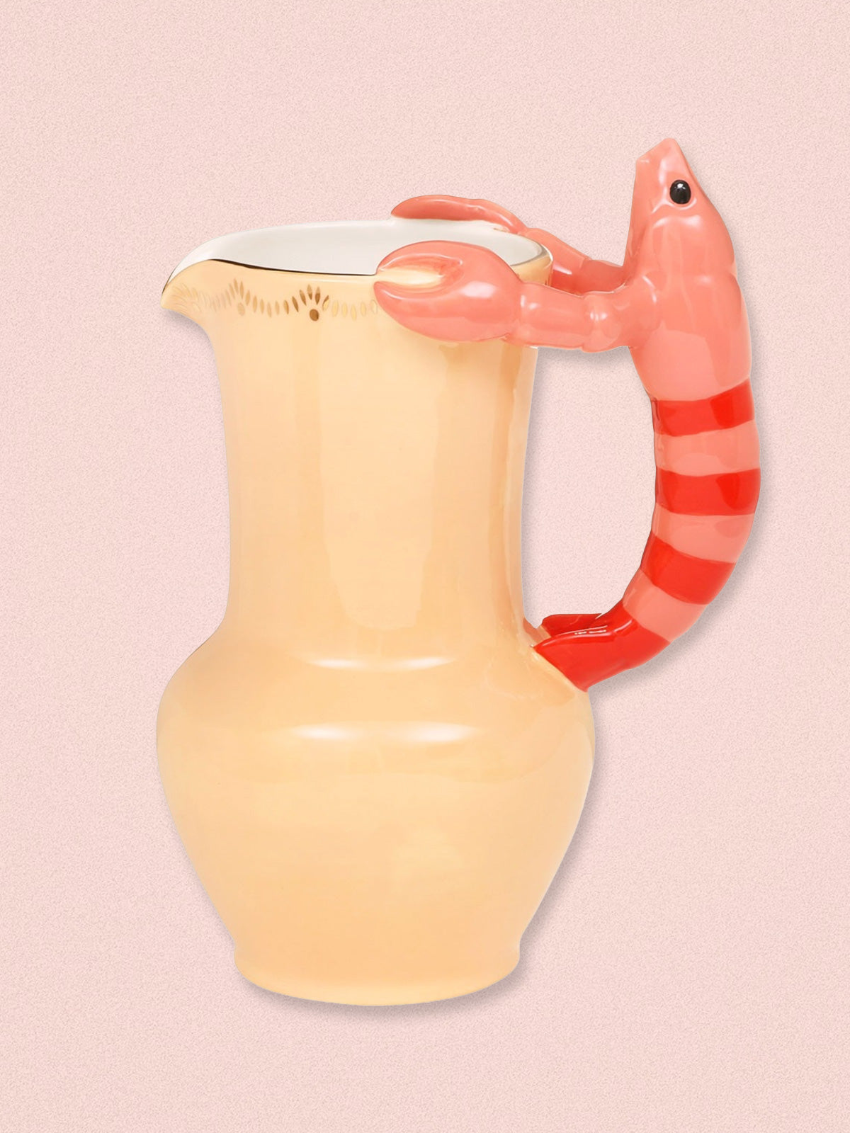 Yvonne Ellen Lobster Shaped Ceramic Pitcher Jug - 25cm