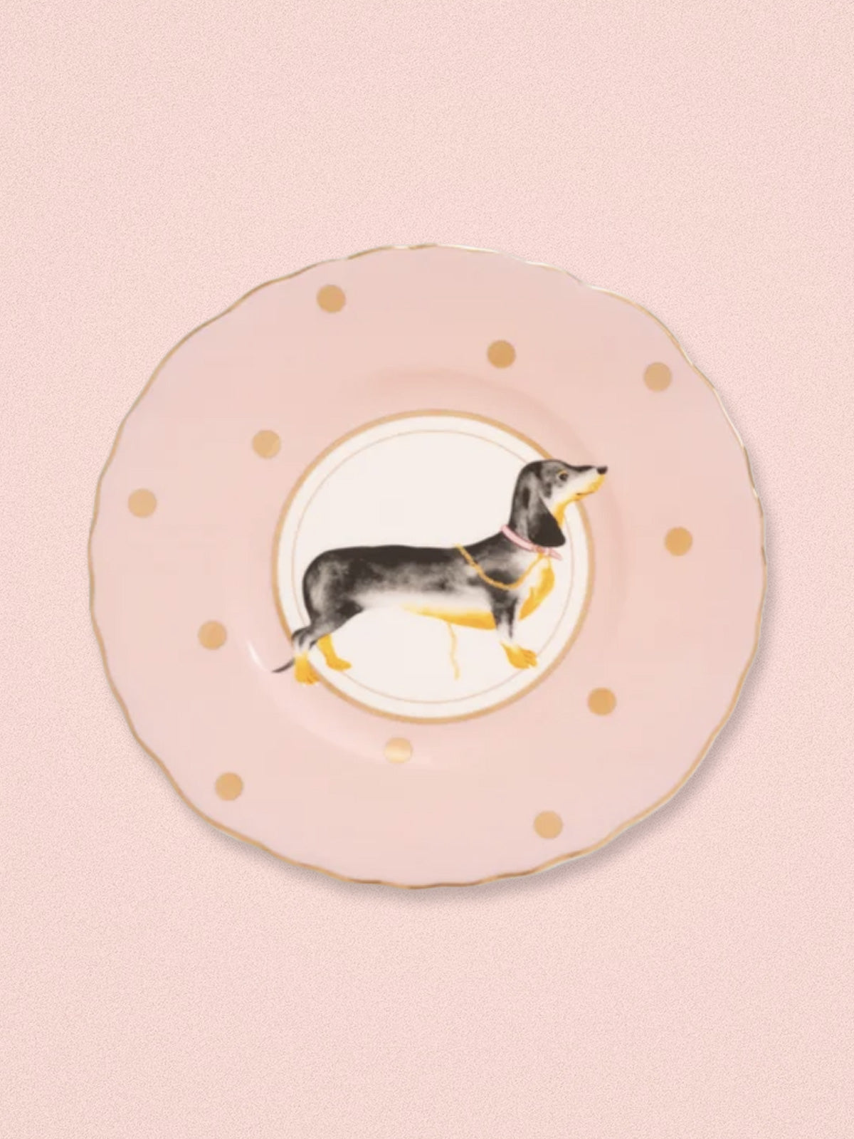Yvonne Ellen Sausage Dog - Side Plate 23cm