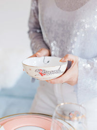Yvonne Ellen Snow Leopard - Snack Bowl 14.5cm