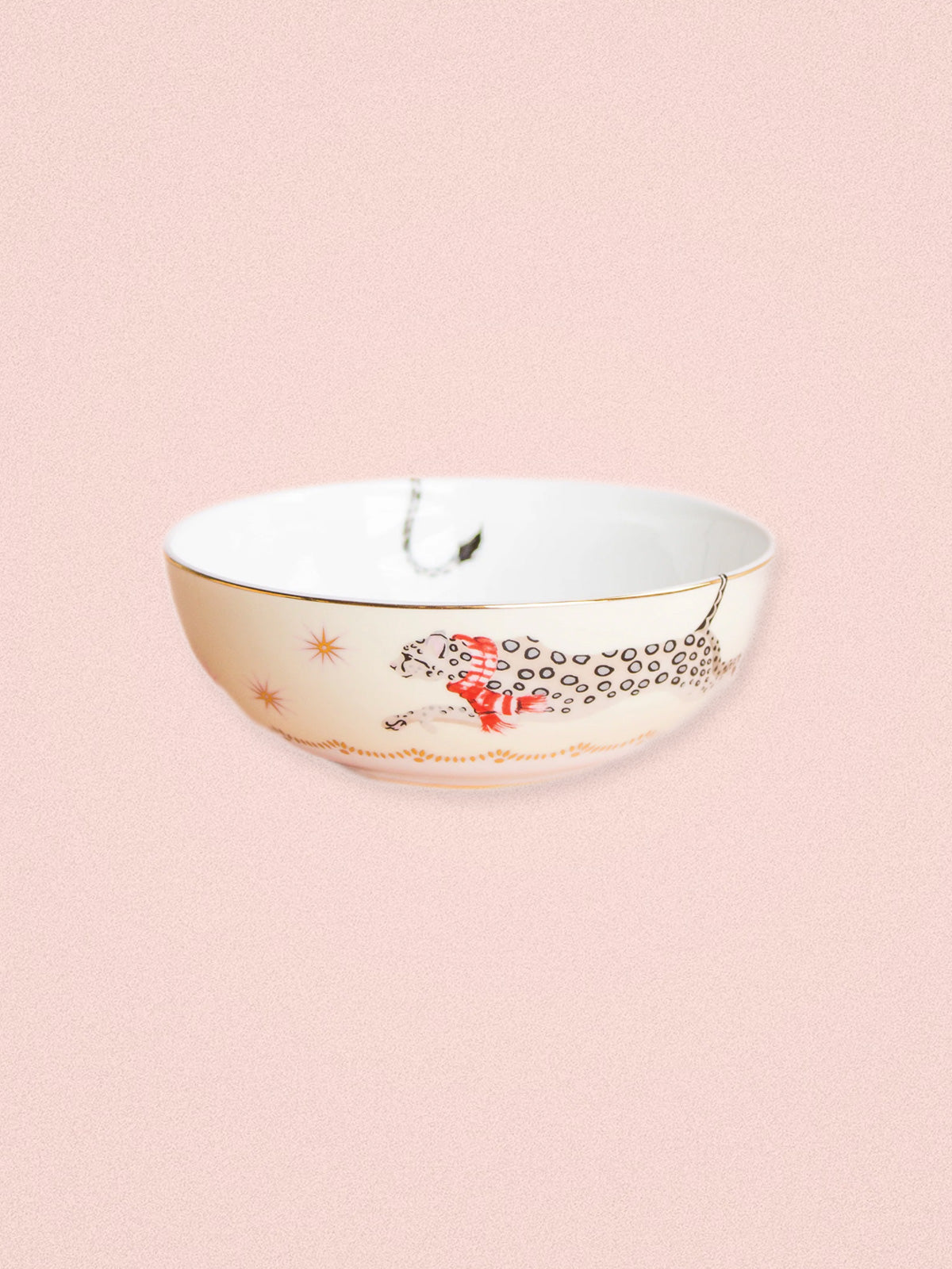 Yvonne Ellen Snow Leopard - Snack Bowl 14.5cm