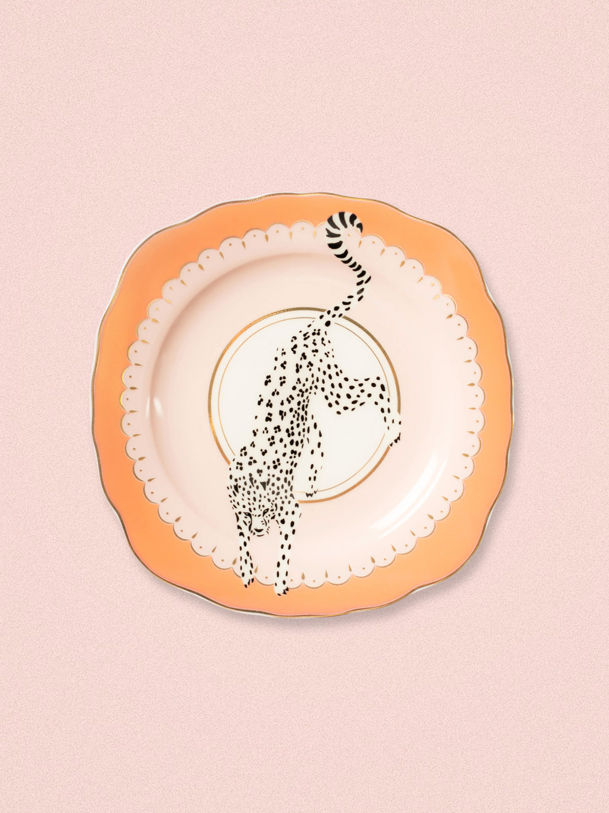 Yvonne Ellen Snow Leopard - Tea Plate 16cm