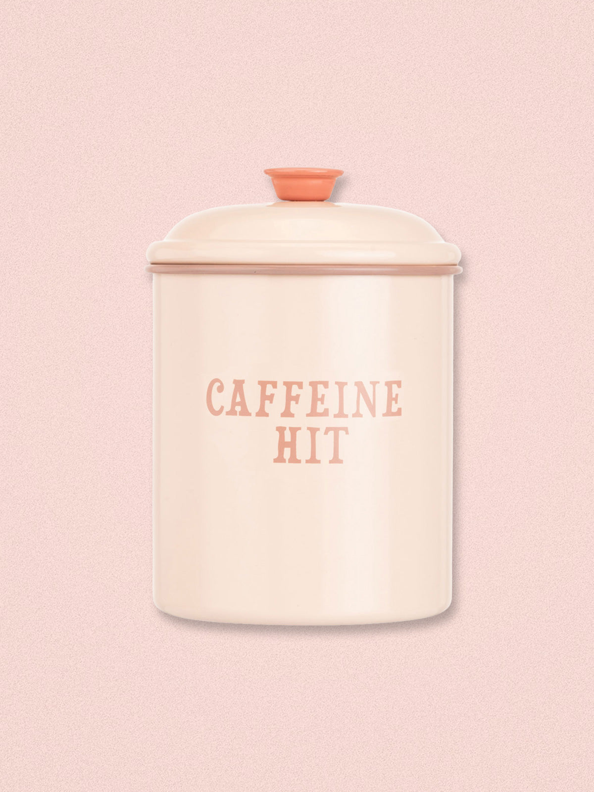 Yvonne Ellen Metal Storage / Coffee Jar - Caffeine Hit