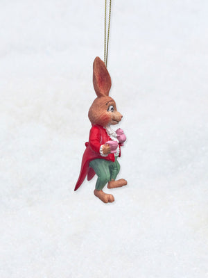 Christmas Decoration -  Mad Hatter Hare