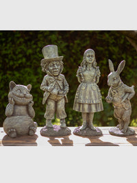 Alice Themed Garden Statue - Mad Hatter