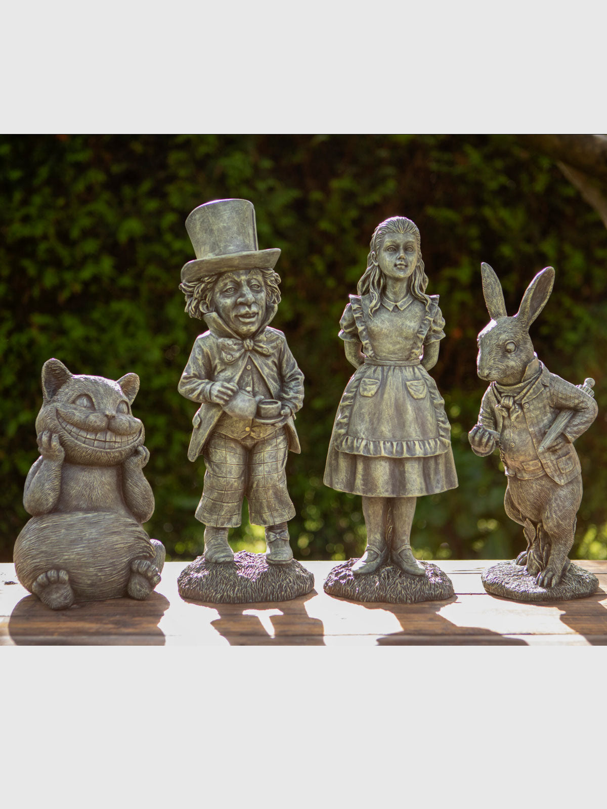 Alice Themed Garden Statue - Mad Hatter