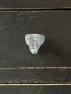 Elephant Design Metal Knob - Silver