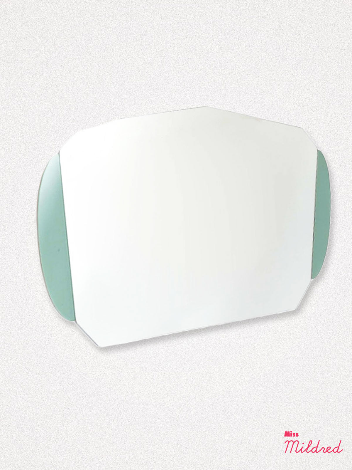 Green Art Deco Style Mirror - 60cm