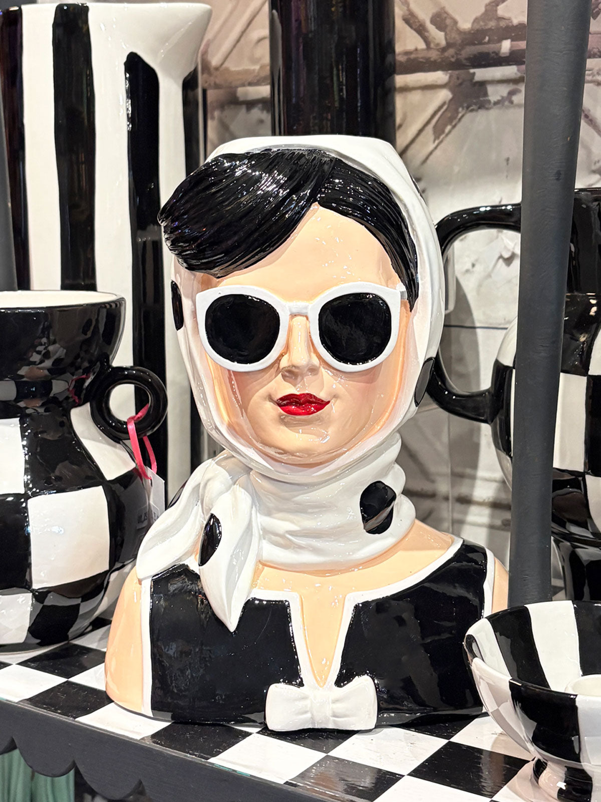 Audrey Lady Bust Vase - 25cm