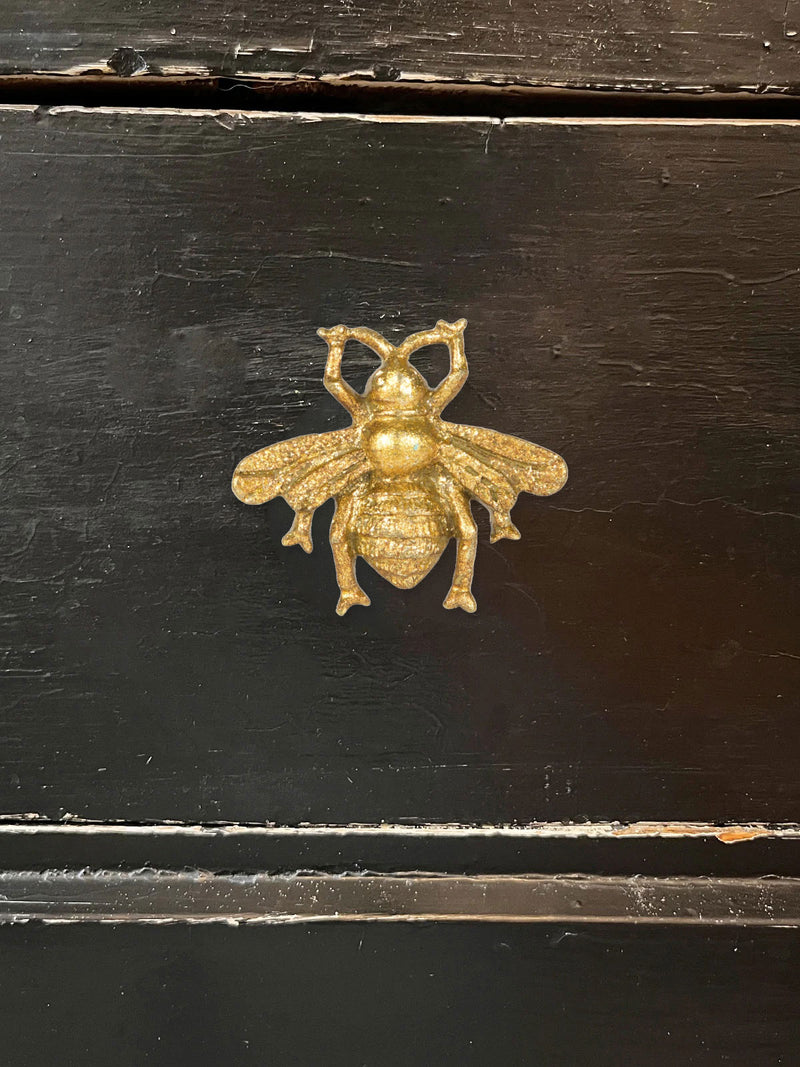 Bee Shaped Metal Knob - Gold