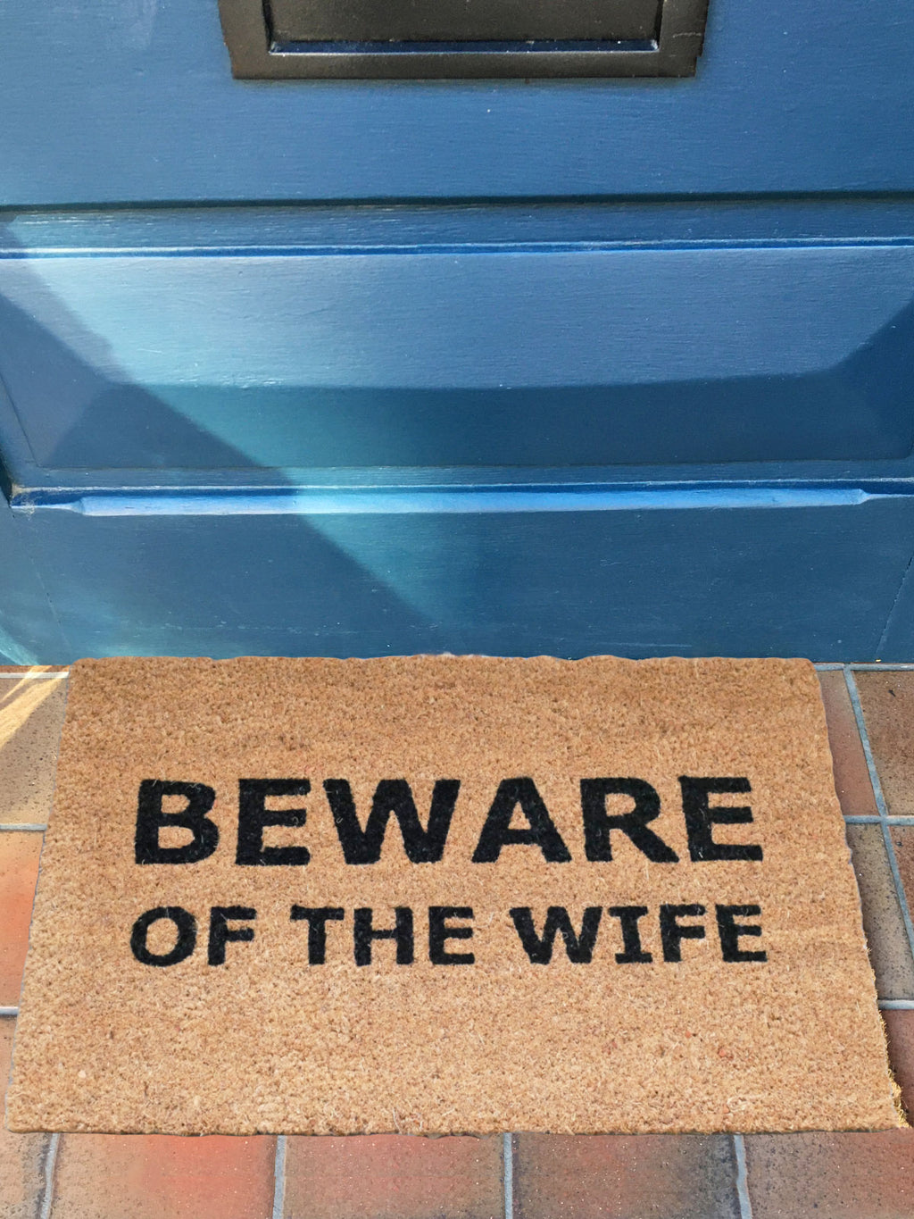 Beware Of The Wife Door Mat