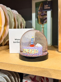 Klevering Birthday Cake Wonderball Snow Globe Dome