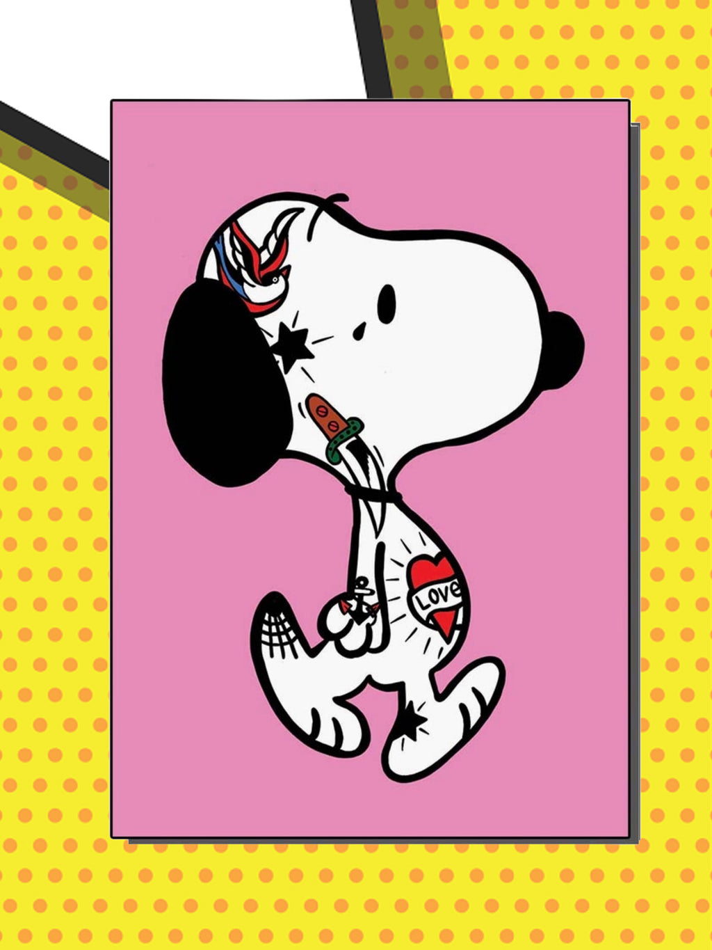 Greeting Card - Tattoo Beagle