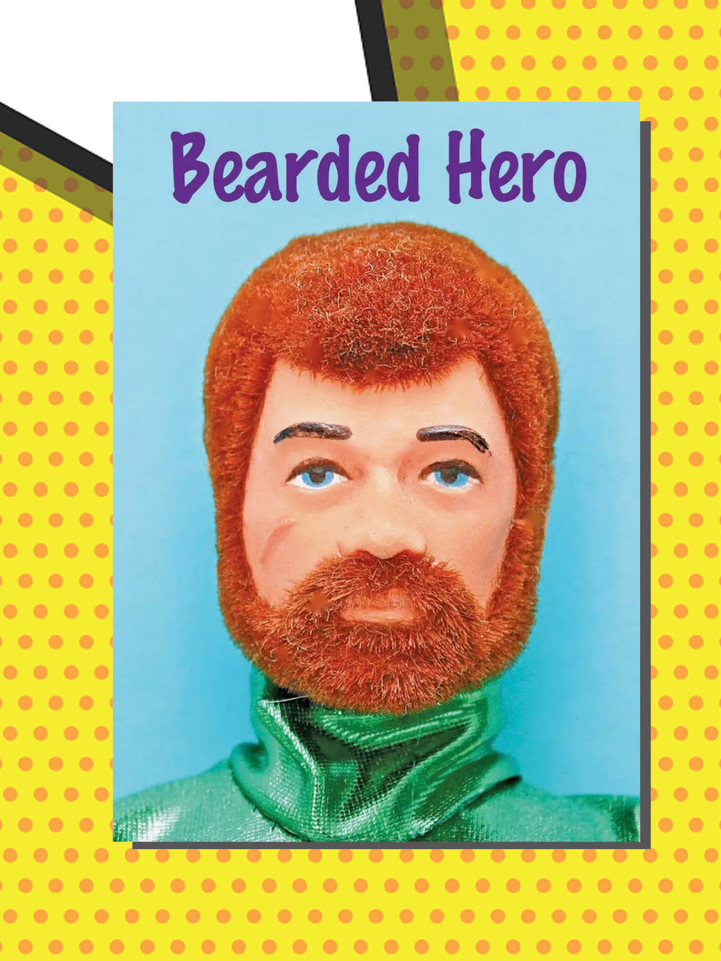 Greeting Card - Bearded Hero