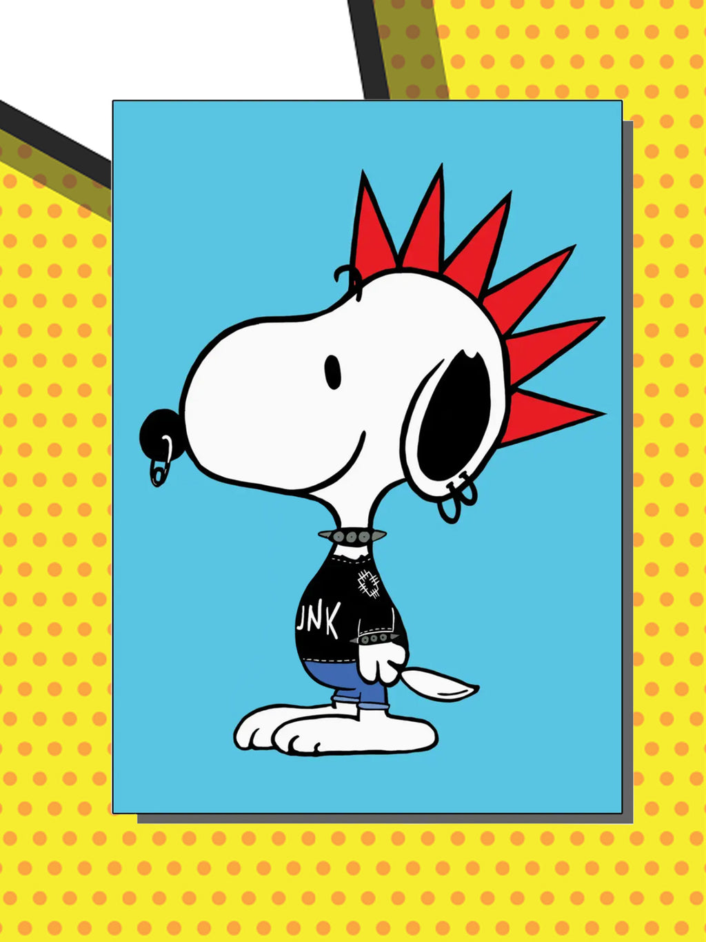 Greeting Card - Punk Beagle
