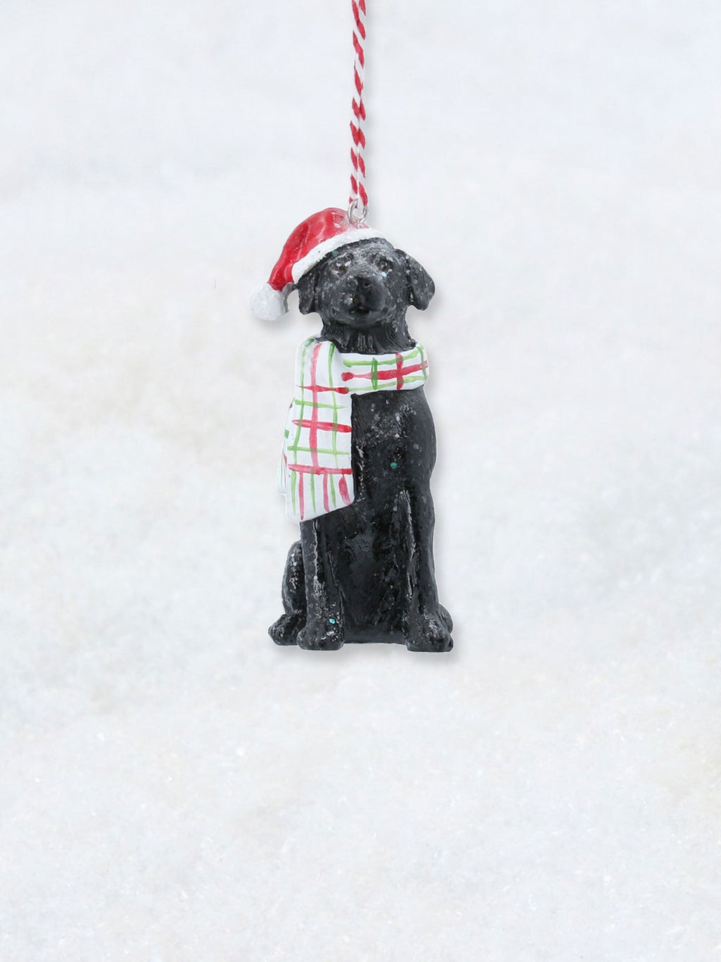 Christmas Decoration - Black Labrador Dog