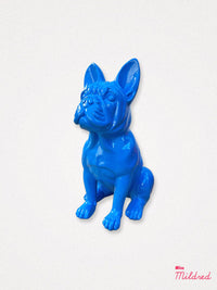 French Bulldog Statue 20cm - Blue