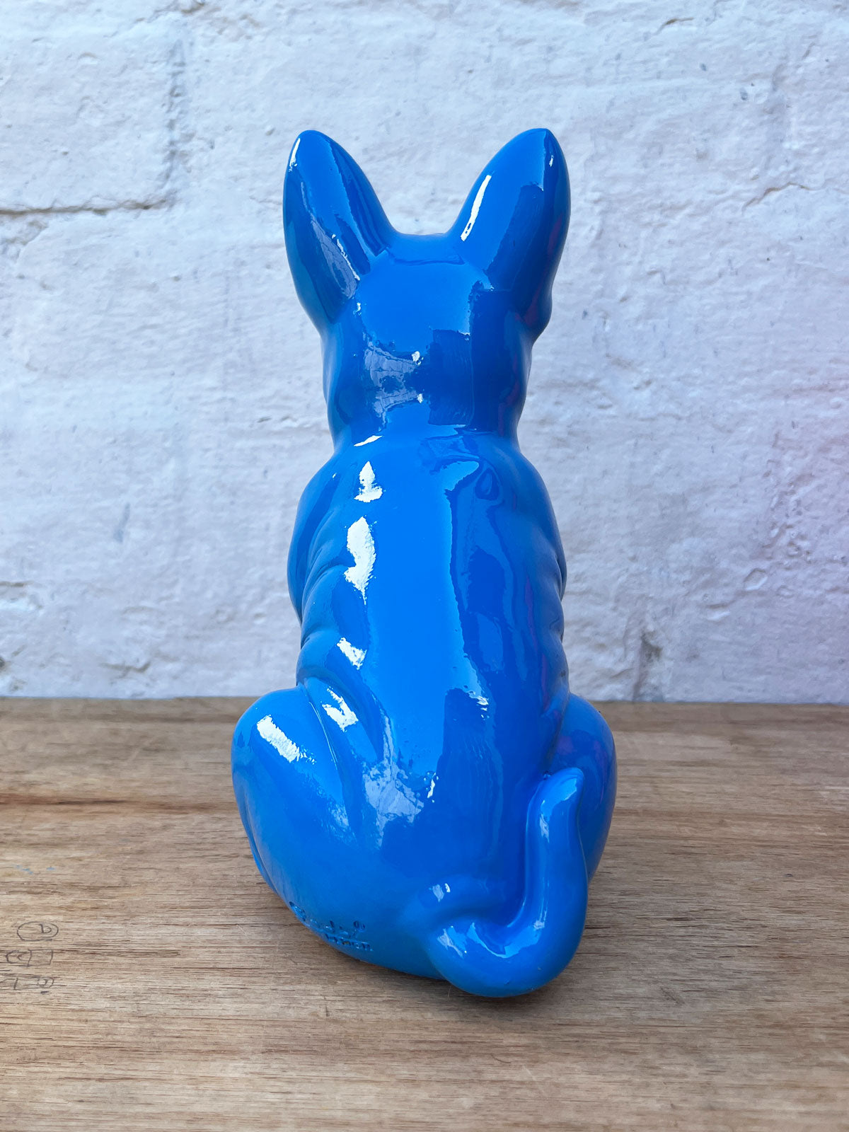 French Bulldog Statue 20cm - Blue