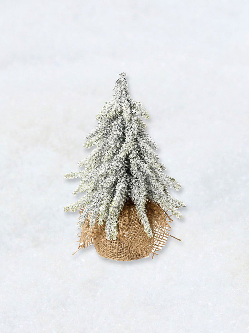 Scandi Downswept Tree 20cm - Snow Effect
