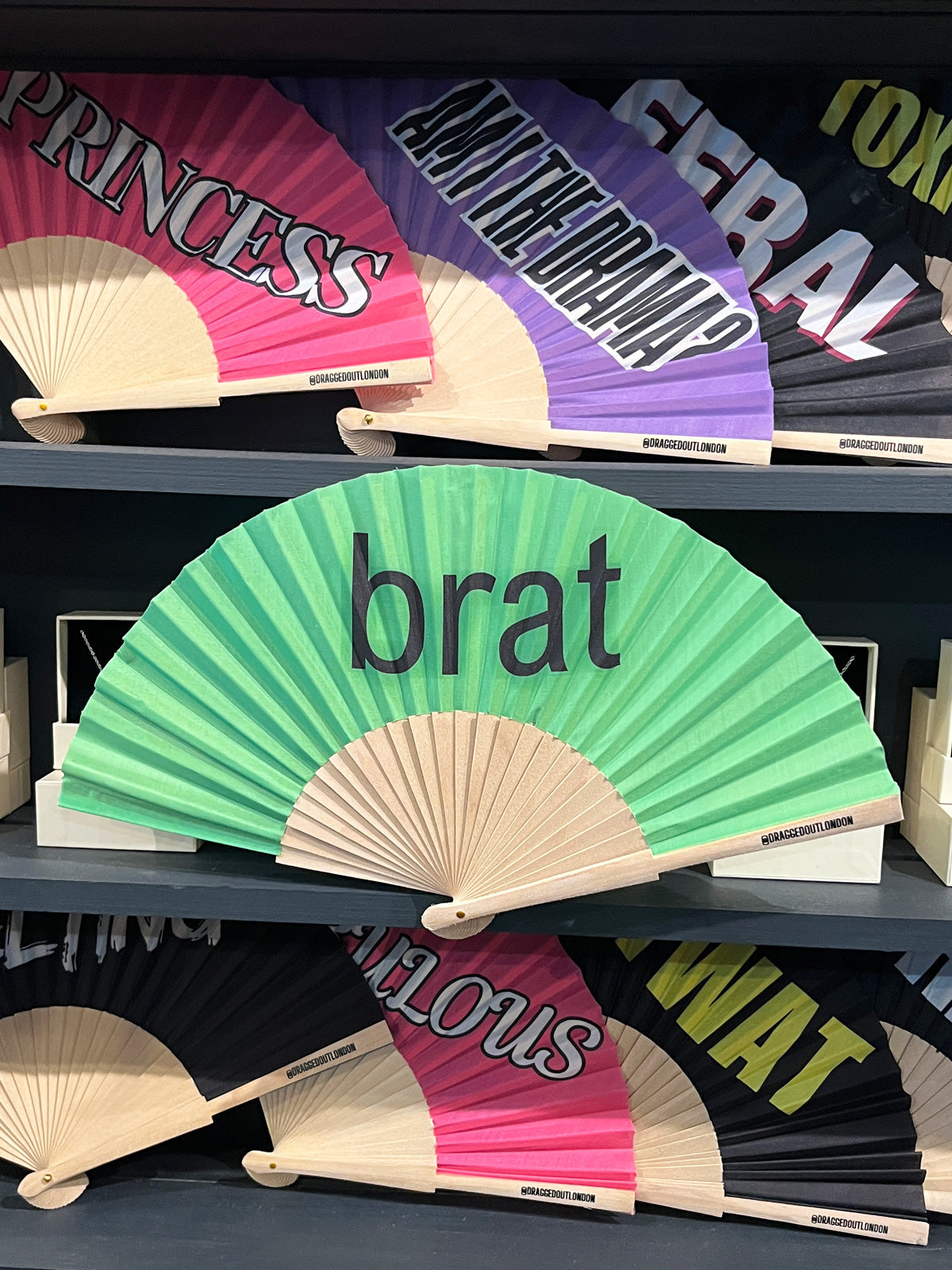 Hand Fan Green - Brat