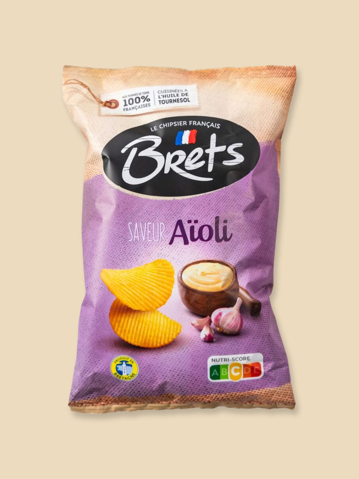 Brets French Crisp Aioli Garlic - 125g